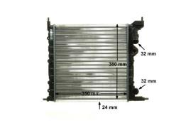 Radiator, engine cooling MAHLE CR615000P