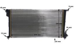 Radiator, engine cooling MAHLE CR624000S