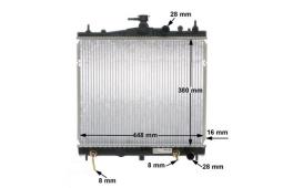 Radiator, engine cooling MAHLE CR839000S