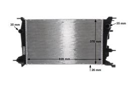 Radiator, engine cooling MAHLE CR840000S