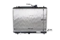 Radiator, engine cooling MAHLE CR743000S