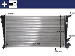 Radiator, engine cooling MAHLE CR750000S