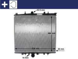 Radiator, engine cooling MAHLE CR852000S