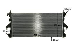 Radiator, engine cooling MAHLE CR887000P