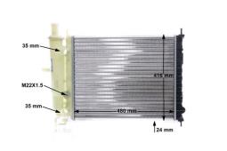 Radiator, engine cooling MAHLE CR838000S