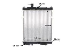 Radiator, engine cooling MAHLE CR844000S