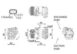 Compressor, air conditioning Mahle ACP1462000P