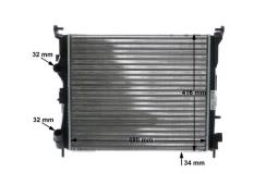 Radiator, engine cooling MAHLE CR947000S