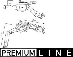 Coolant Control Valve MAHLE CV8000P