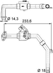 Coolant Control Valve MAHLE CV9000P