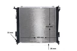 Radiator, engine cooling MAHLE CR467000S