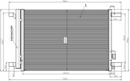 Radiator, engine cooling MAHLE CR651000S