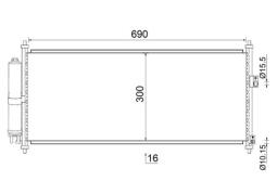 Condenser, air conditioning MAHLE AC788000S