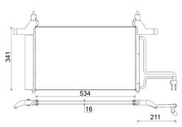 Condenser, air conditioning MAHLE AC790000S