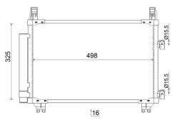 Condenser, air conditioning MAHLE AC793000S