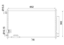 Condenser, air conditioning MAHLE AC826000S