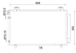 Condenser, air conditioning MAHLE AC831000S