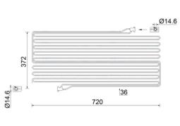 Condenser, air conditioning MAHLE AC951000S