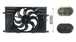 Fan, engine cooling MAHLE CFF557000P