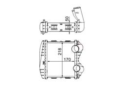 Charge Air Cooler MAHLE CI46000S