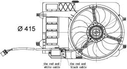 Fan, engine cooling MAHLE CFF30000S