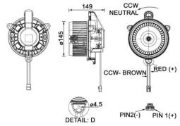 Interior Blower MAHLE AB277000P