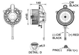 Interior Blower MAHLE AB278000P