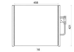 Condenser, air conditioning MAHLE AC201001S