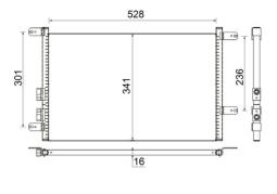 Condenser, air conditioning MAHLE AC804000S