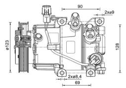 Compressor, air conditioning MAHLE ACP1465000P