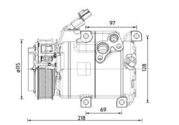 Compressor, air conditioning MAHLE ACP1467000P