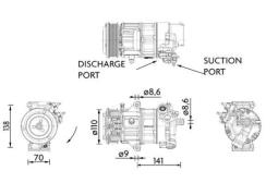 Compressor, air conditioning MAHLE ACP1491000P