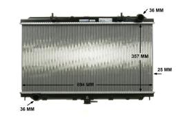 Radiator, engine cooling MAHLE CR138000S