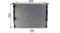 Radiator, engine cooling MAHLE CR2196000P