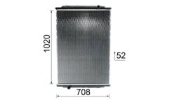 Radiator, engine cooling MAHLE CR2391000P