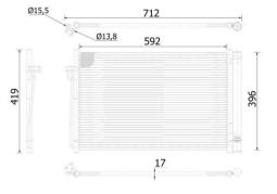 Fan, engine cooling MAHLE CFF260000P