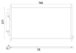 Condenser, air conditioning MAHLE AC928000S