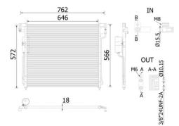 Condenser, air conditioning MAHLE AC138000S