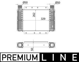 Charge Air Cooler MAHLE CI545000P