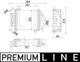 Charge Air Cooler MAHLE CI547000P