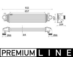 Charge Air Cooler MAHLE CI549000P