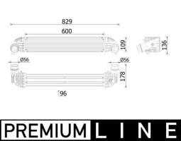 Charge Air Cooler MAHLE CI615000P