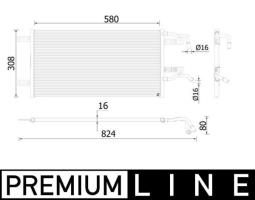 Radiator, engine cooling MAHLE CR935000P