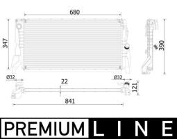 Radiator, engine cooling MAHLE CR2318000P