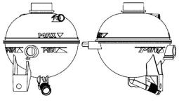 Expansion Tank, coolant MAHLE CRT13000S