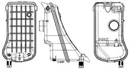 Expansion Tank, coolant MAHLE CRT15000S