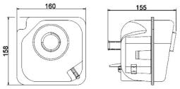 Expansion Tank, coolant MAHLE CRT28000S