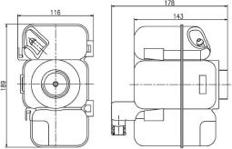 Expansion Tank, coolant MAHLE CRT206000S