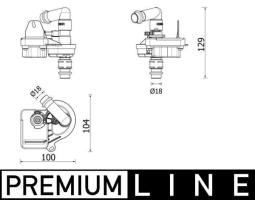 Solenoid Valve, air conditioning MAHLE AVS7000P