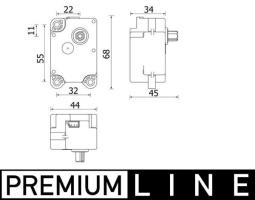 Actuator, blending flap MAHLE AA71000P